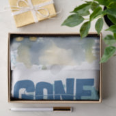 カエルの水彩魚釣り 薄葉紙 (ギフト)