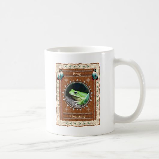 カエルの浄化エネルギー コーヒーマグカップ (右)