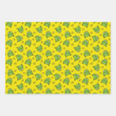 カエルの漫画 ラッピングペーパーシート (正面3)