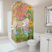 カエルの王子とプリンセス シャワーカーテン (インサイチュ)