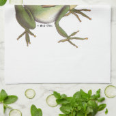 カエルの王子の台所タオル キッチンタオル (折り畳み)