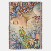 カエルの王子 スローブランケット (正面縦)