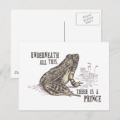 カエルの王子 ポストカード (正面/裏面)