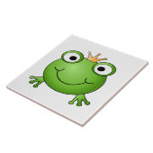 カエルの王子。 幸せなカエル タイル (側面)