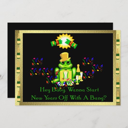 カエルの王子 招待状 (正面/裏面)