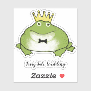 カエルの王子 – Fairy Tale 結婚's - Cute Toad Groom シール
