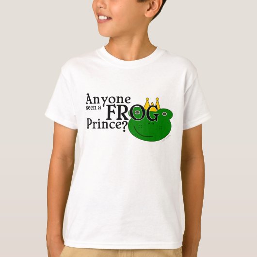 カエルの王子 Tシャツ (正面)