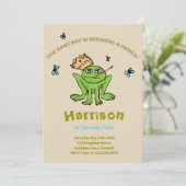 カエルの王子Birthday Invitation 招待状 (スタンド正面)
