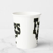 カエルの登山のシルエット 紙コップ (右)