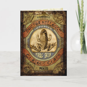 カエルの皮 カード