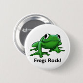 カエルの石! 缶バッジ (正面&裏面)