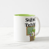 カエルの科学の教師 ツートーンマグカップ (正面右)