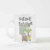 カエルの科学の教師 フロストグラスマグカップ (左)