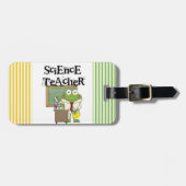 カエルの科学の教師 ラゲッジタグ (正面横)