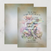 カエルの結婚式 招待状 (正面/裏面)