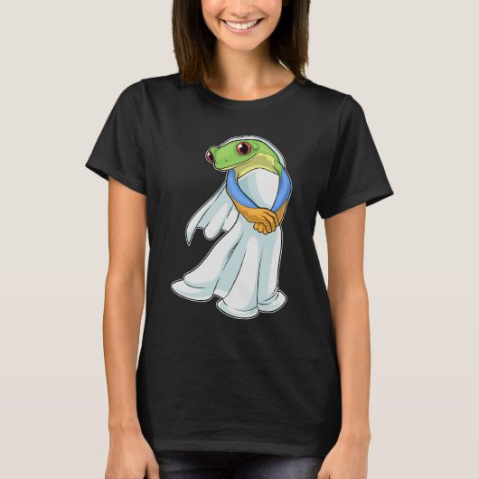 カエルの花嫁のドレス ウェディング Tシャツ (正面)