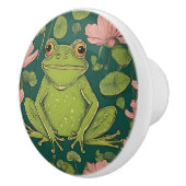 カエルの花 セラミックノブ (右)