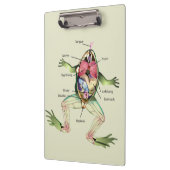 カエルの解剖パーソナライズされた学 クリップボード (左)