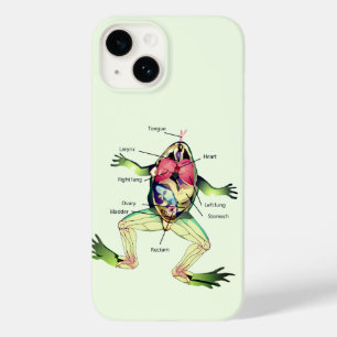 カエルの解剖学の緑 Case-Mate iPhone 14ケース