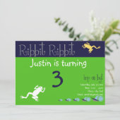 カエルの誕生日の招待状 招待状 (スタンド正面)