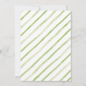 カエルの誕生日パーティーの招待状 招待状 (裏面)