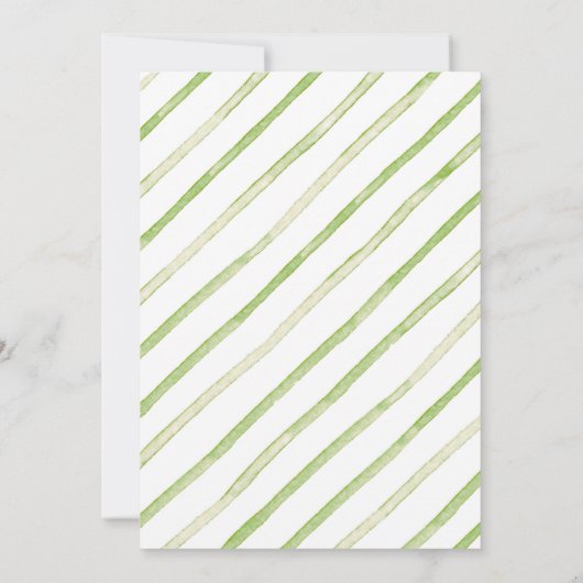 カエルの誕生日パーティーの招待状 招待状 (裏面)