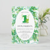 カエルの誕生日パーティー カエルをテーマにした招待状 招待状 (スタンド正面)