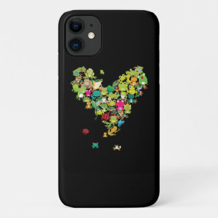カエルの贈り物 ハートカエル iPhone 11 ケース