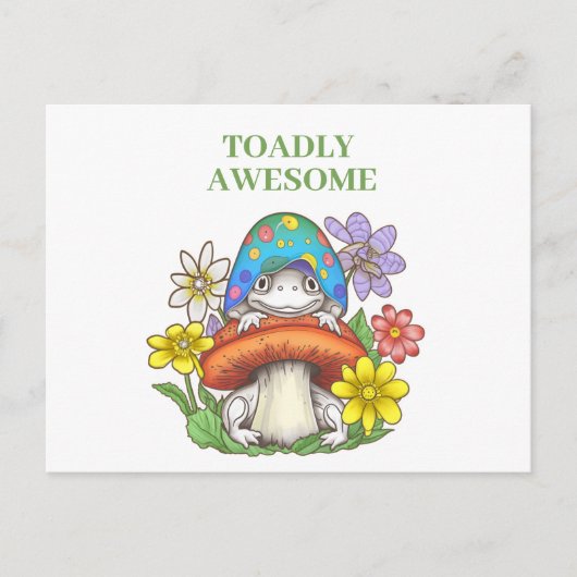 カエルの贈り物 ポストカード (正面)