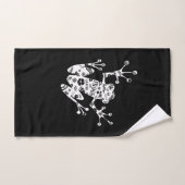 カエルの贈り物 | I Love Frog White ハンドタオル (ハンドタオル)