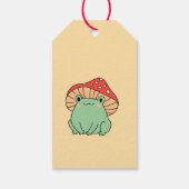カエルの赤ちゃんシャワー付きききのこ ギフトタグ (裏面)