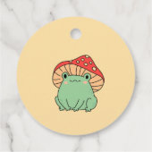 カエルの赤ちゃんシャワー付きききのこ フェイバータグ (裏面)