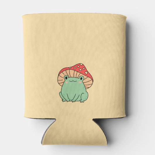 カエルの赤ちゃんシャワー付きききのこ 缶クーラー (裏面)