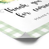 カエルの赤ちゃんシャワー – ありがとう来ございます ポスター (角)