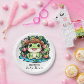 カエルの赤ちゃんシャワー ペーパープレート (パーティー)
