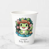 カエルの赤ちゃんシャワー 紙コップ (正面)