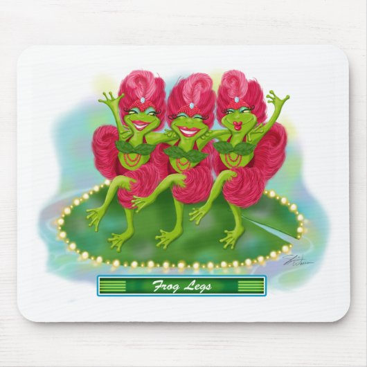 カエルの足 マウスパッド (正面)