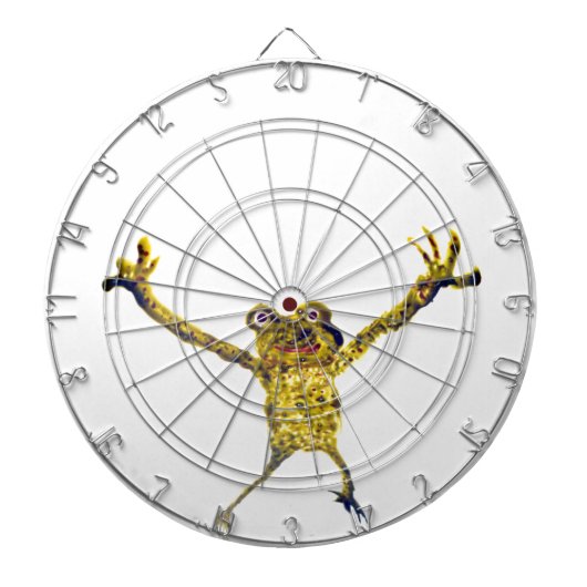 カエルの跳躍おもしろい動物 ダーツボード (正面)