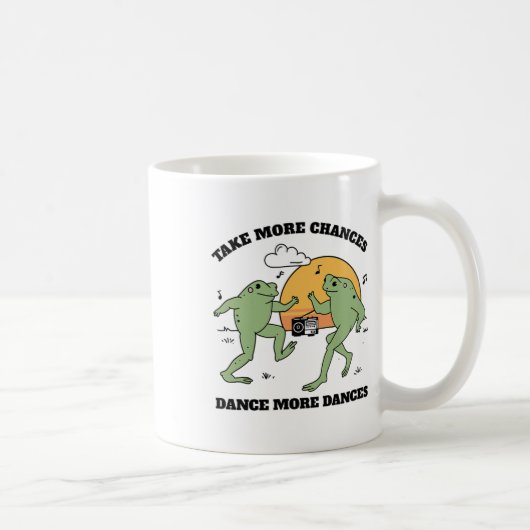 カエルの踊り コーヒーマグカップ (右)