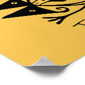 カエルの部族の精神アートアルゼンチンフォークアート ポスター (角)