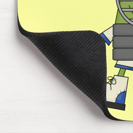 カエルの野球-キャッチャーのTシャツおよびギフト マウスパッド (コーナー)