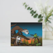 カエルの間違い ポストカード (スタンド正面)