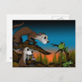 カエルの間違い ポストカード (正面/裏面)