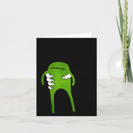 カエルの面白いミームを受け入れろ カード (正面)