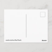 カエルの飛行への道案内 メイズ バースデー ポストカードを手伝って ポストカード (裏面)