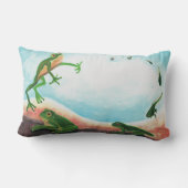 カエルの驚くべきライフサイクル ランバークッション (裏面)