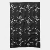 カエルの骨組 キッチンタオル (縦)