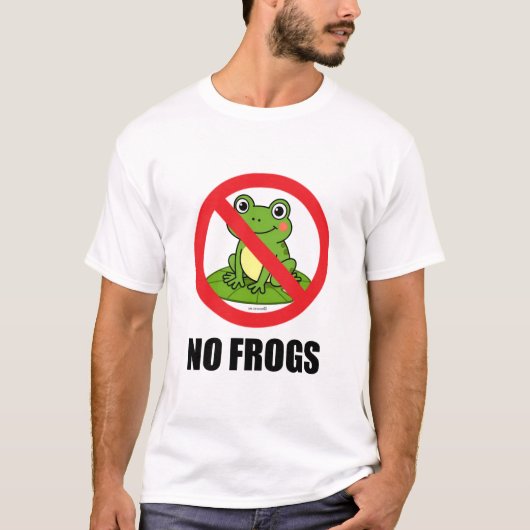 カエルはいません Tシャツ (正面)