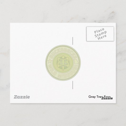 カエルはがき ポストカード (裏面)