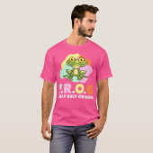 カエルは完全に神のグリーンカエルの動物に依存 Tシャツ (正面フル)